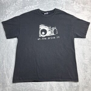 At The Drive In Band Shirt Men XL Black Post Hardcore Vaya Fearless 90s